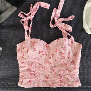 Hello molly pink top